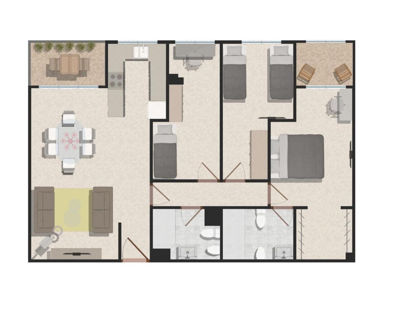 발렌시아 Jardines Del Turia - Espacioso Apartamento 아파트 외부 사진